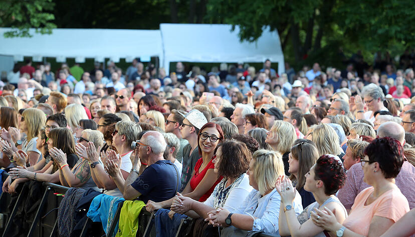 Das Open-Air im Heilbronner Wertwiesenpark 2019: Beim Konzert von S&auml;nger Rea Garvey  feierten 4000 Fans. Gibt es eine Neuauflage der Veranstaltung?