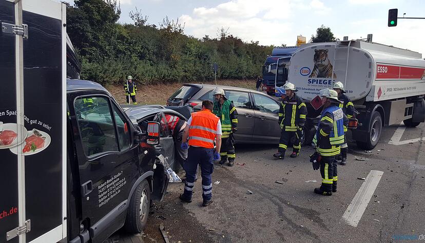 Unfall auf der B19 bei Kupferzell