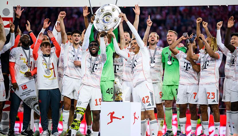 Spätestens nach 34 Spieltagen ist klar, wer die Meisterschale in die Höhe recken darf.