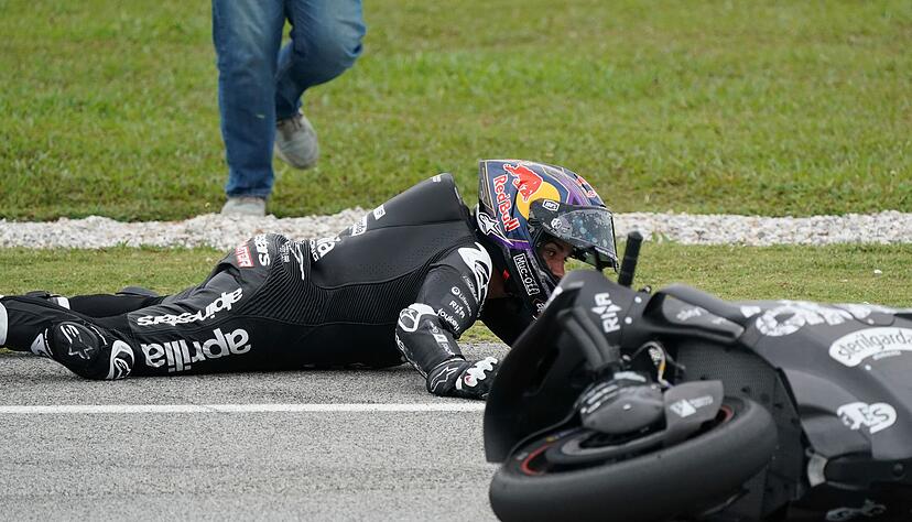 Jorge Martín ist bei Testfahrten in Malaysia schwer gestürzt.