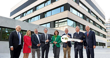 Übergabe Erweiterungsbau Polizeipräsidium Heilbronn
