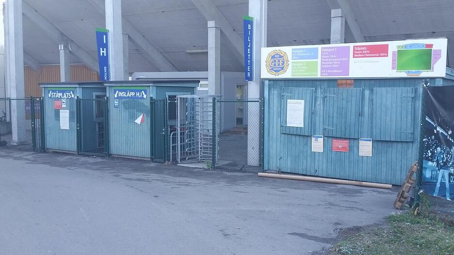 Schwedisches Fußballstadion