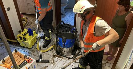 Das Wasser lässt in Ilsfelder Kellern viel Schmutz zurück.
Foto: Alexander Klug