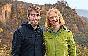 Patric Meinike und Katrin Reinert wollen im Oktober heiraten.
Foto: privat Patric Meinike und Katrin Reinert wollen im Oktober heiraten.
Foto: privat