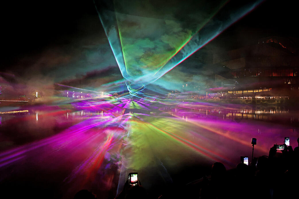 Lichterfest und Live-Musik: Heilbronn strahlt in die Nacht - STIMME.de