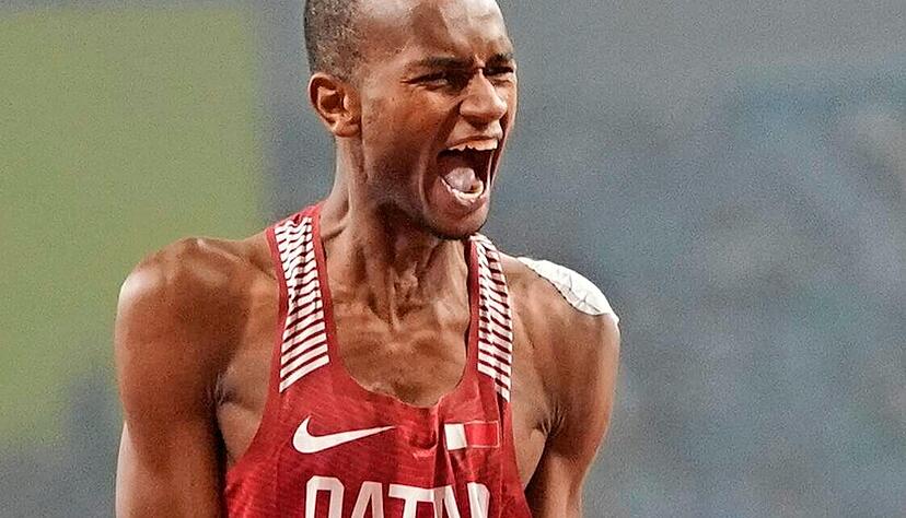 Olympiasieger Mutaz Essa Barshim macht sein Versprechen wahr − und startet am 14. Juli in Heilbronn. Der Katarer ist seit Jahren der Beste seiner Branche.
Foto: dpa