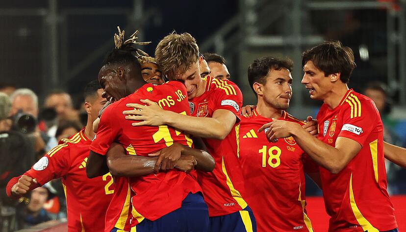 Spanien steht im Finale der Nations League. Spanien steht im Finale der Nations League.