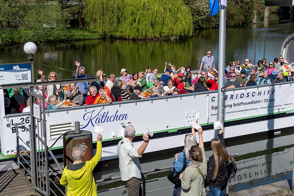 Den Hauptpfeiler des im Aufbau befindlichen Angebotes der Weißen Flotte bilden zunächst Rundfahrten mit dem MS Käthchen.