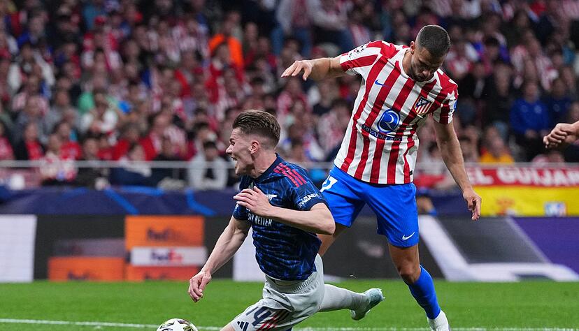 Die entscheidende Szene der ersten Halbzeit.