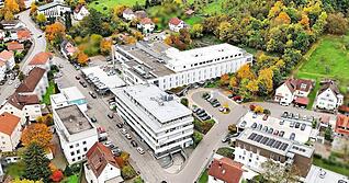 Das ehemalige Krankenhaus-Areal soll zum zentralen Anlaufpunkt medizinischer Versorgung in Künzelsau werden.
