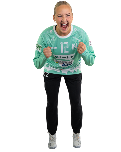Name: Johanna Fossum – Position: Tor – Rückennummer: 12 – Nationalität: Norwegen – Im Verein seit: 2024 – Geburtsdatum: 25.01.2003 –