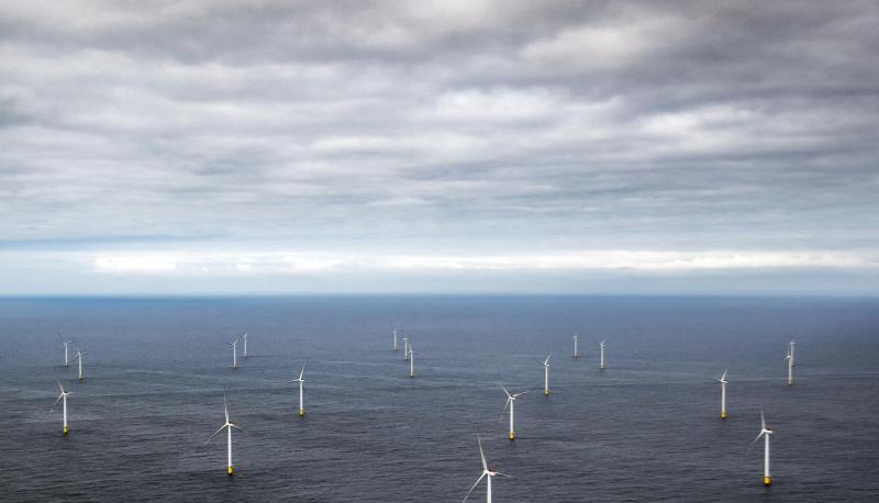 Ein Offshore-Windpark in der Nordsee.