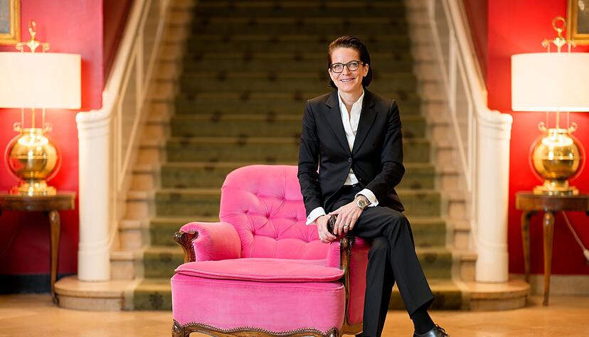 Caroline von Kretschmann, Chefin des Luxushotels «Europäischer Hof Heidelberg», geht auf Tiktok viral. Caroline von Kretschmann, Chefin des Luxushotels «Europäischer Hof Heidelberg», geht auf Tiktok viral.