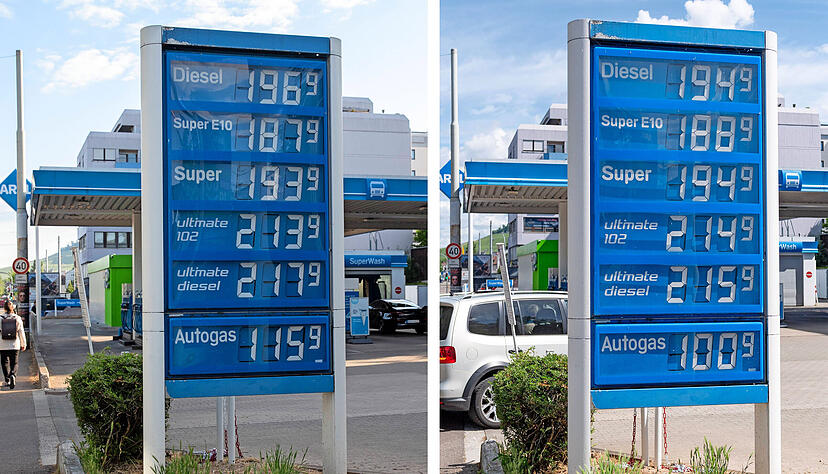 Mit Start des Tankrabatts fielen die Spritpreise in Heilbronn unter die Zwei-Euro-Marke. Eine Woche sp&auml;ter zeigt sich: Trotz Tankrabatt bleiben die Preise f&uuml;r Kraftstoff hoch.