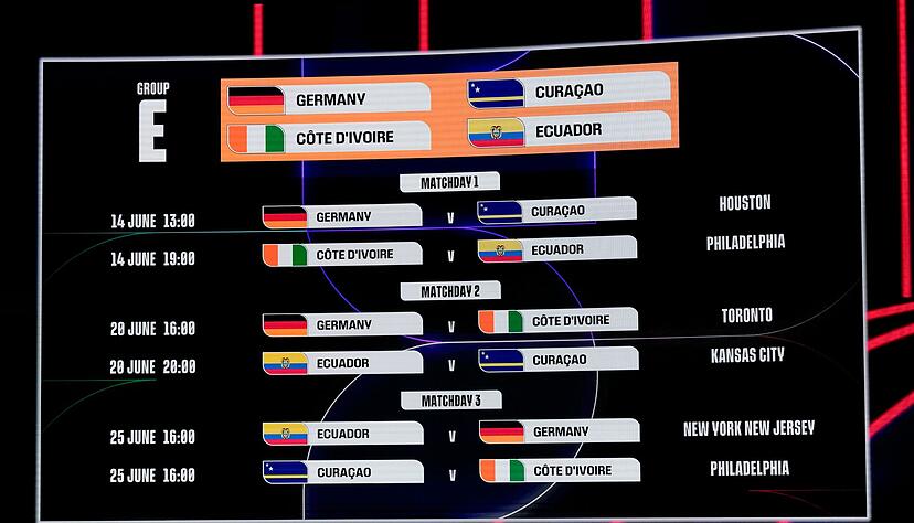 Deutschland ist klarer Favorit in seiner WM-Gruppe. (Archivbild)