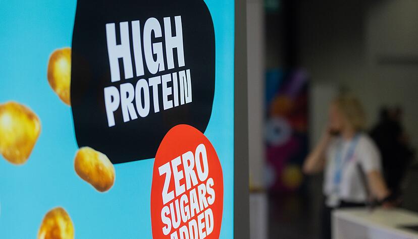 Eine Botschaft der Fibo: Bewegung ist wichtig, dabei aber bitte nicht die richtige Ern&auml;hrung vergessen.