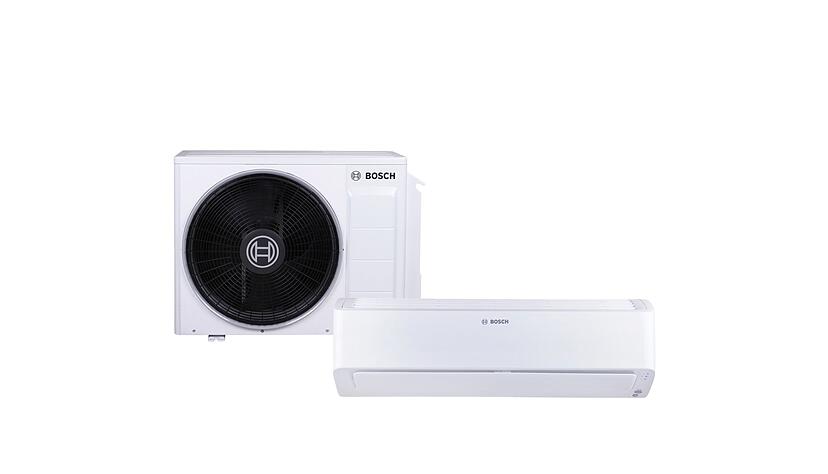 Bemerkenswertes Modell aus dem Test 2024: das Split-Klimagerät von Bosch bekam die Gesamtnote 2,3 und kostet rund 1.550 Euro. Bemerkenswertes Modell aus dem Test 2024: das Split-Klimagerät von Bosch bekam die Gesamtnote 2,3 und kostet rund 1.550 Euro.