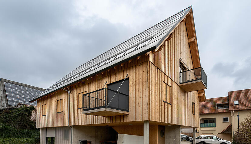 Strohballen-Haus in Pfaffenhofen Strohballen-Haus in Pfaffenhofen