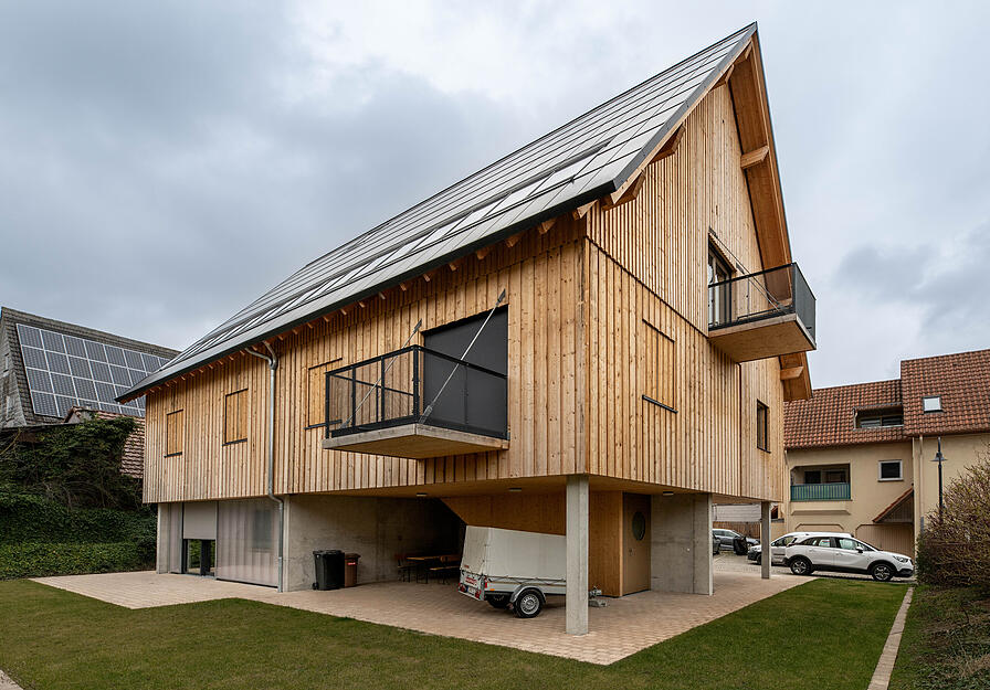 Strohballen-Haus in Pfaffenhofen