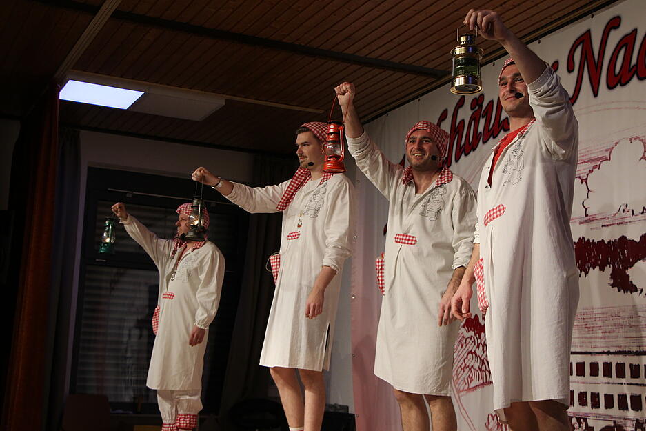 Fasching ist da: Prunksitzung in Aschhausen.