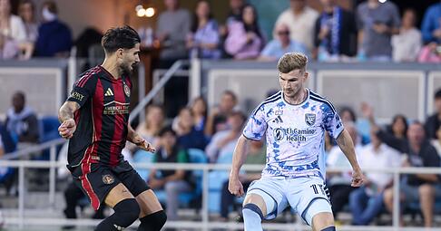 Timo Werner stand bei den San Jose Earthquakes das erste Mal in der Anfangself.