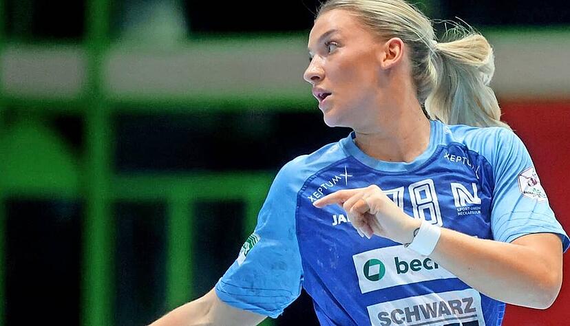 Paulina Uscinowicz war am vergangenen Samstag gegen Union Halle-Neustadt h&auml;ufig aus der Distanz zur Stelle, wenn die Sport-Union ein Tor ben&ouml;tigte.