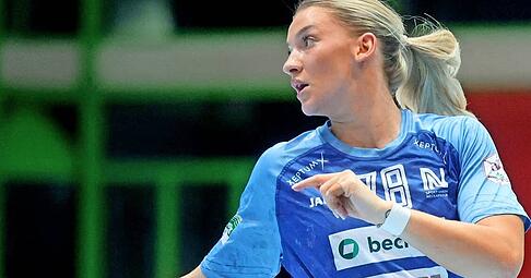 Paulina Uscinowicz war am vergangenen Samstag gegen Union Halle-Neustadt h&auml;ufig aus der Distanz zur Stelle, wenn die Sport-Union ein Tor ben&ouml;tigte.