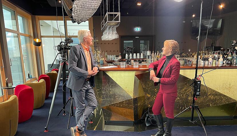 Chefredakteur Uwe Ralf Heer und  ZDF-Wetterexpertin Dr. Katja Horneffer im Stimme-Live-Talk: "Ohne Ausrede".