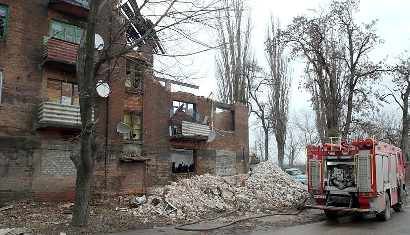 Die von der Ukraine kontrollierte Stadt Kramatorsk im Norden des Gebietes Donezk ist durch eine Vielzahl russischer Angriffe schwer zerst&ouml;rt. (Archivbild)