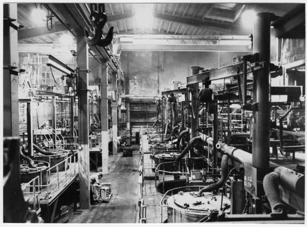 R&uuml;ckblick: Die Gie&szlig;erei bei Kolbenschmidt im Jahr 1990.