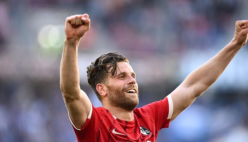 Erzielte die frühe Führung: Freiburgs Stürmer Lucas Höler. Erzielte die frühe Führung: Freiburgs Stürmer Lucas Höler.