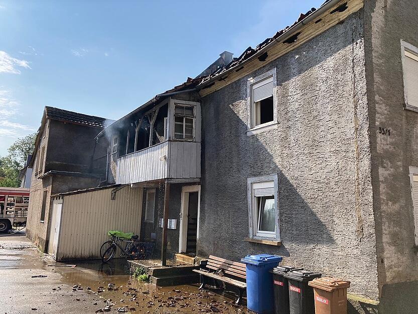 Brand in Asylbewerberunterkunft in Kirchardt