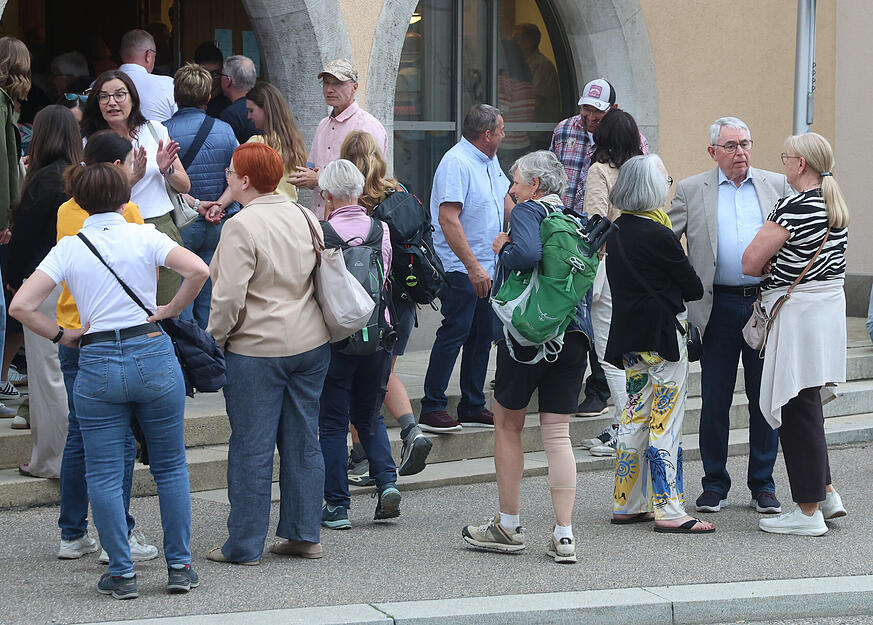 Impressionen von der B&uuml;rgermeisterwahl in L&ouml;wenstein am 3. Mai 2026.