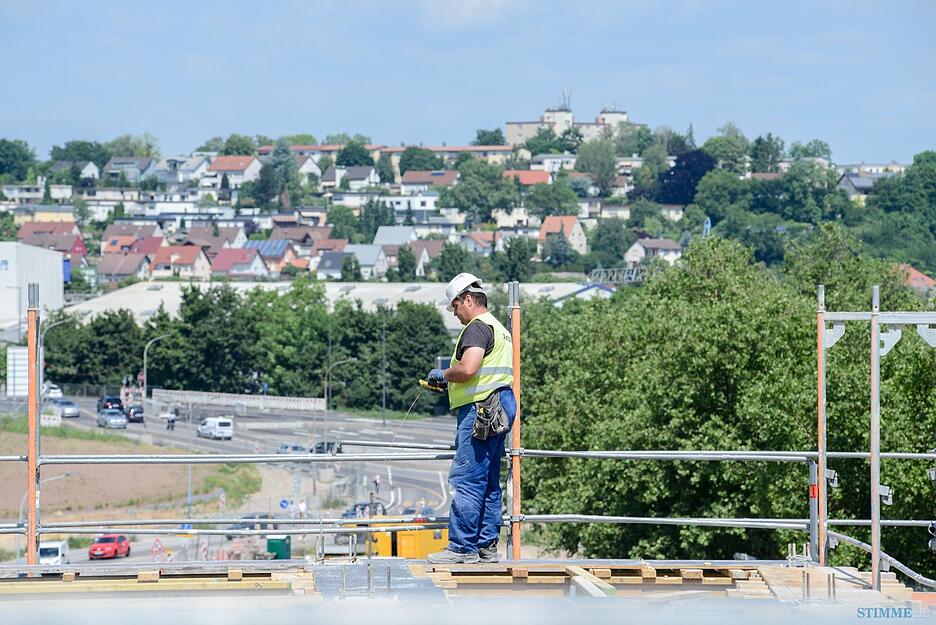 Baufortschritt auf Buga-Gelände Baufortschritt auf Buga-Gelände