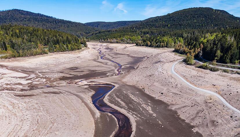 Im tiefsten Teil des Sees ist es sehr sumpfig und laut Feuerwehr sehr gef&auml;hrlich - wer stecken bleibt, kommt nicht mehr selbstst&auml;ndig heraus. (Archivbild)