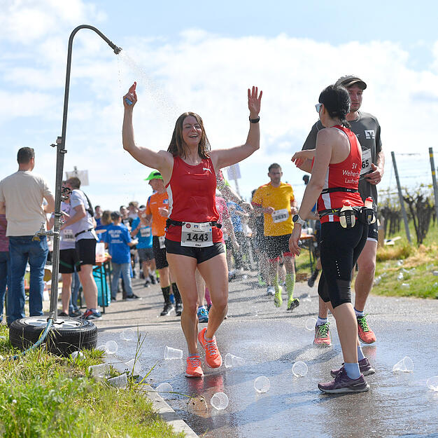 21. Trollinger Marathon - Auf der Strecke