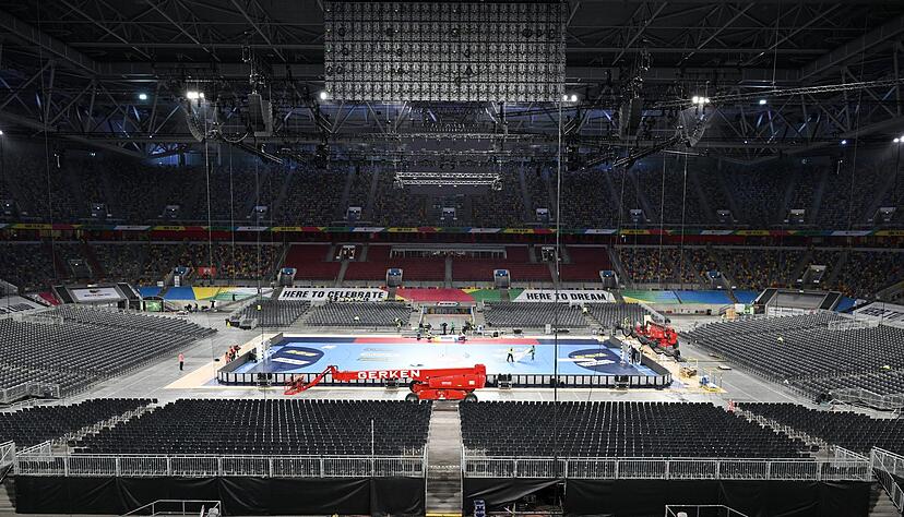 In der Düsseldorfer Merkur Spiel-Arena findet das Eröffnungsspiel der Handball-EM.