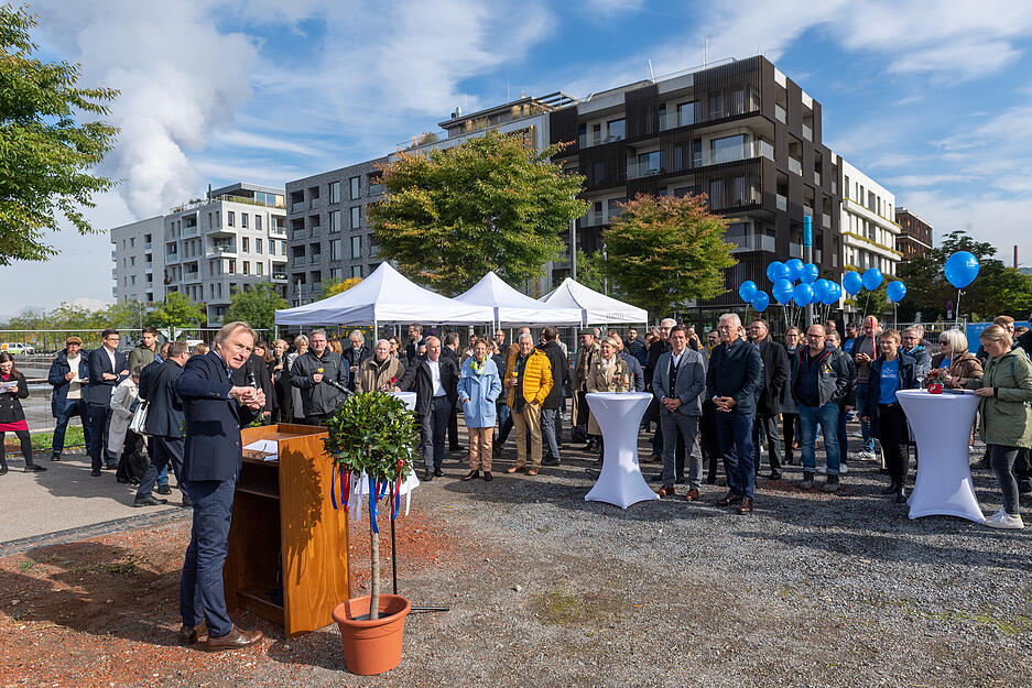 Spatenstich 2. Bauabschnitt Neckarbogen
