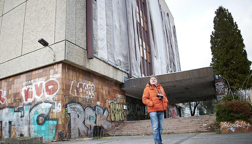 Das Haus 18, in das damals Demonstranten eindrangen, ist heute eine Ruine.