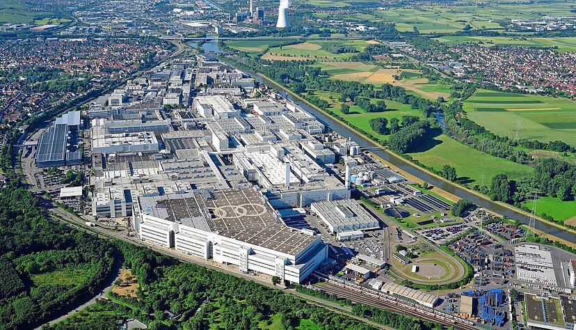 Das Audi-Werk in Neckarsulm. Hier wird der neue A5 gefertigt. Das Audi-Werk in Neckarsulm. Hier wird der neue A5 gefertigt.
