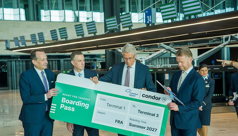 Condor zieht in das neue Terminal am Frankfurter Flughafen.