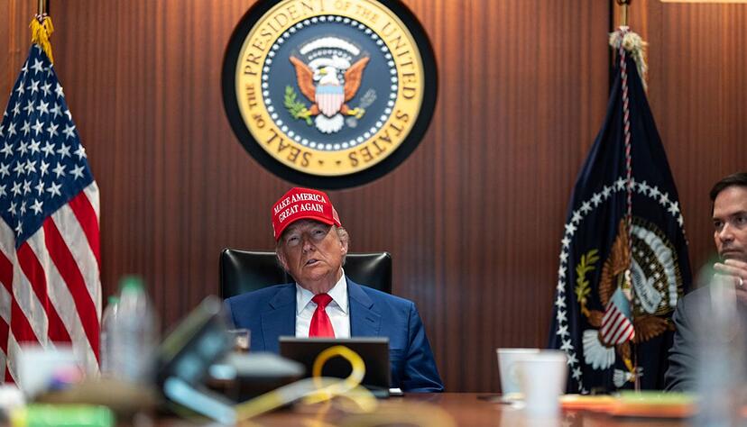 US-Pr&auml;sident Donald Trump hat den Einsatz am Samstag nach eigenen Angaben live verfolgt. (Archivbild)