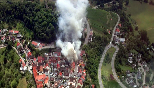 Luftaufnahme Löwenstein (Standbild aus einem HD-Video)