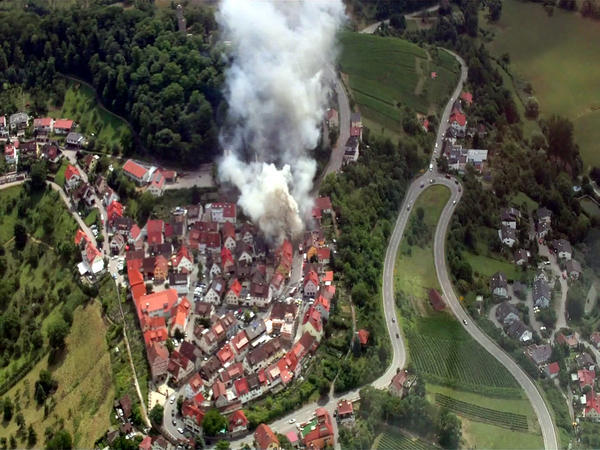 Luftaufnahme Löwenstein (Standbild aus einem HD-Video)