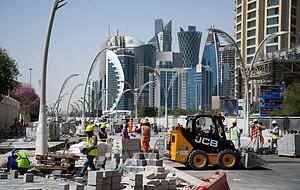 In Doha wird derzeit &uuml;berall gebaut.