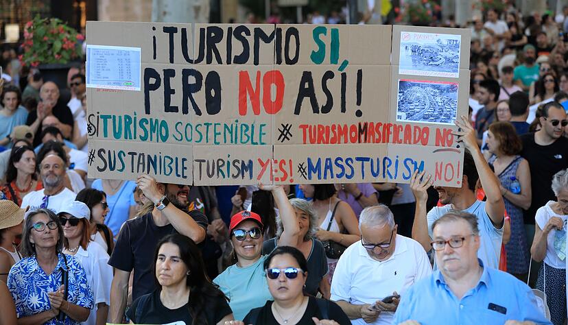 Der Unmut gegen Massentourismus wird auf Mallorca immer gr&ouml;&szlig;er, aber nicht nur dort. (Foto Archiv)