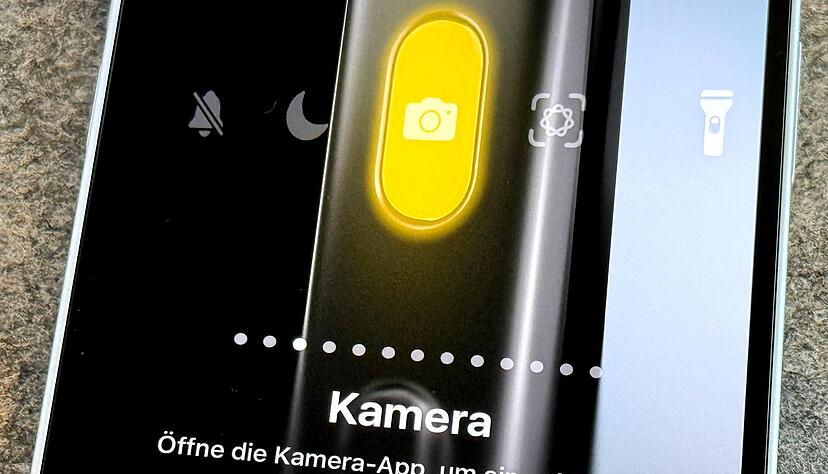 Ab dem iPhone 15 Pro erm&ouml;glicht die Aktionstaste einen schnellen Kamerastart: Die Taste kann individuell belegt werden.