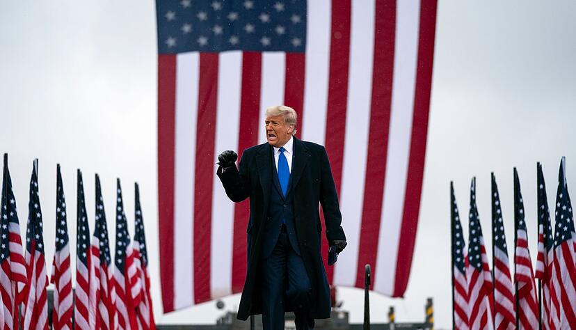 Trump begründete sein Interesse an Grönland mit möglichen Gefahren durch Russland und China. (Archivbild) Trump begründete sein Interesse an Grönland mit möglichen Gefahren durch Russland und China. (Archivbild)