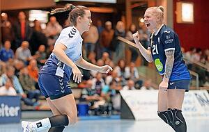 Neckarsulms Sophie Lütke (rechts) bekam der TSV Bönnigheim um Sandra Graner (links) zu selten unter Kontrolle. Neckarsulms Sophie Lütke (rechts) bekam der TSV Bönnigheim um Sandra Graner (links) zu selten unter Kontrolle.