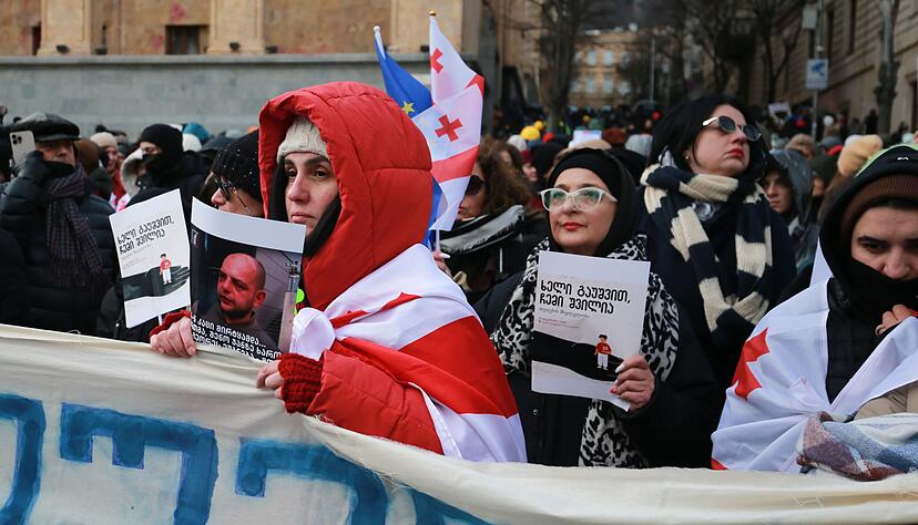 Die Regierungspartei Georgischer Traum hat trotz Protesten in einem umstrittenen Prozess ihren Präsidentschaftskandidaten durchgesetzt. Die Regierungspartei Georgischer Traum hat trotz Protesten in einem umstrittenen Prozess ihren Präsidentschaftskandidaten durchgesetzt.